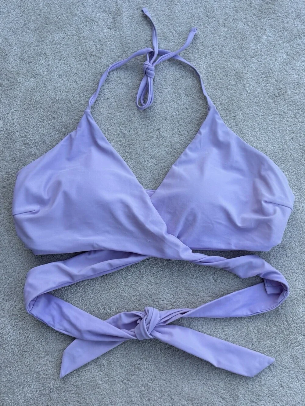 Lavender Women’s Medium Bikini Wrap Top